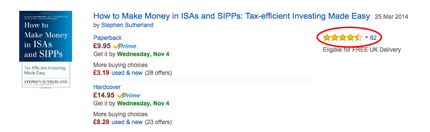 How to Make Money in ISAs and SIPPs Amazon 031115