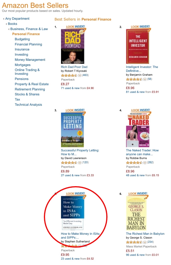 Amazon bestsellers