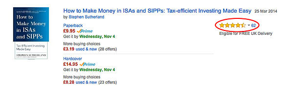 How to Make Money in ISAs and SIPPs Amazon 031115